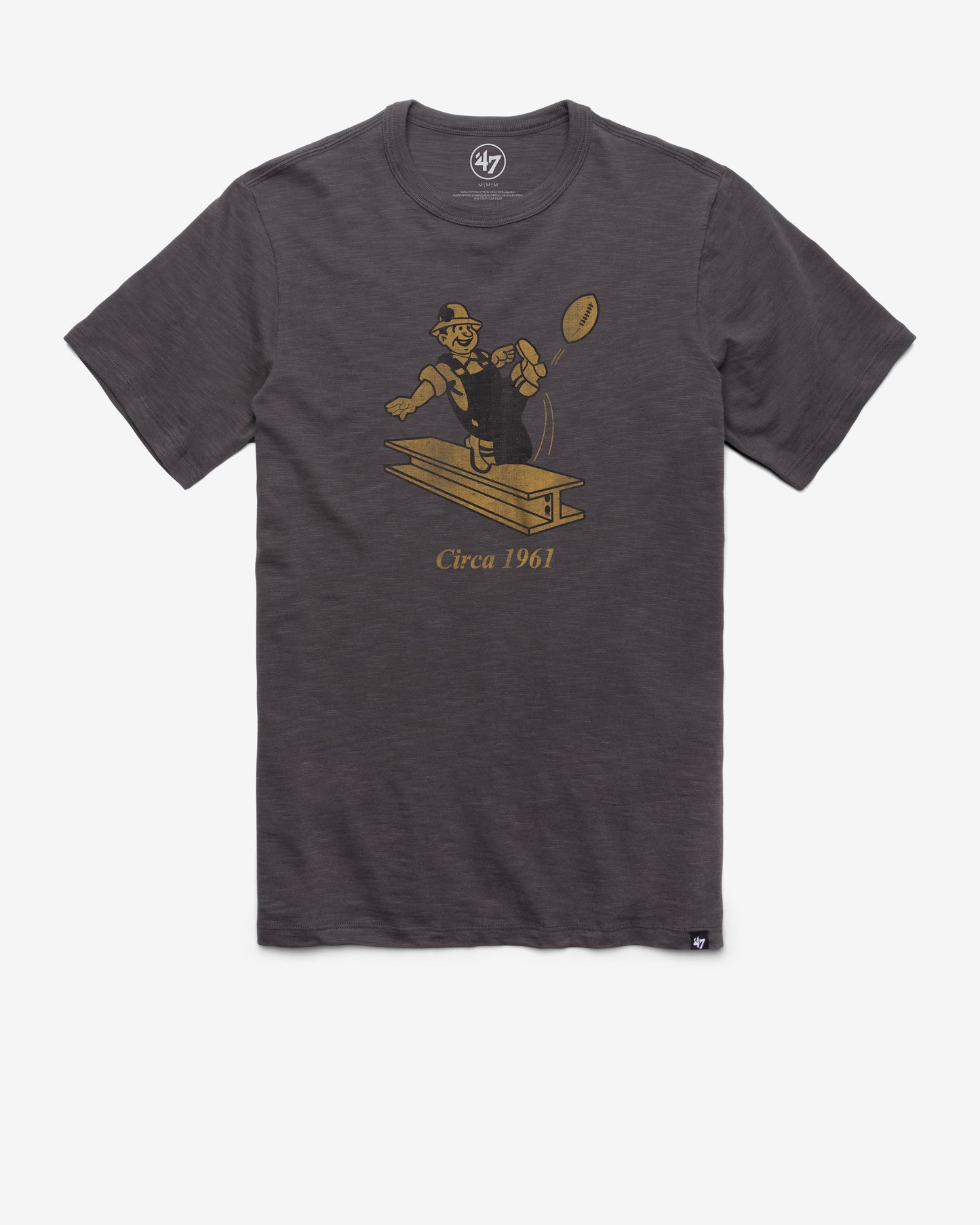PITTSBURGH STEELERS HISTORIC GRIT '47 SCRUM TEE