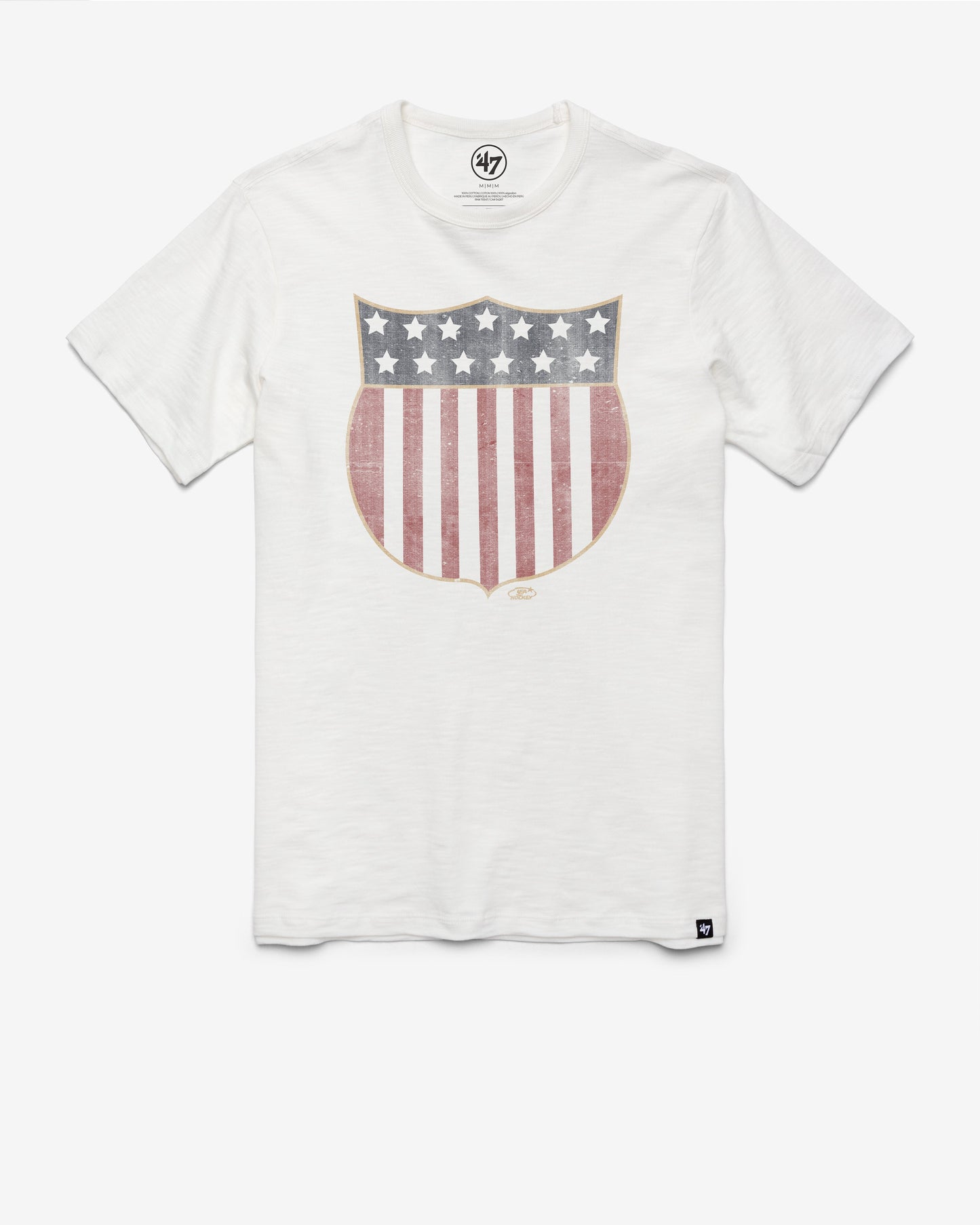 USA HOCKEY VINTAGE SHIELD GRIT '47 SCRUM TEE