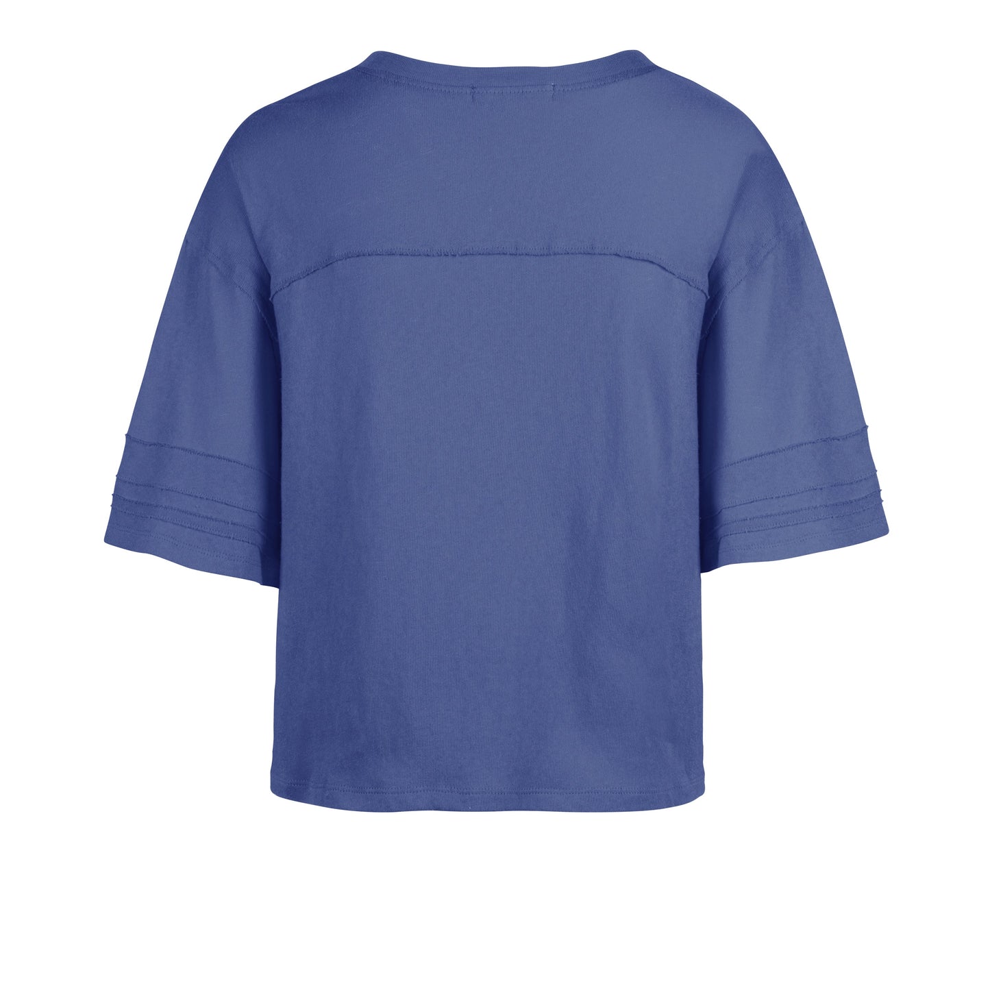 KANSAS JAYHAWKS VINTAGE HALF MOON '47 STEVIE CROP TEE WOMENS
