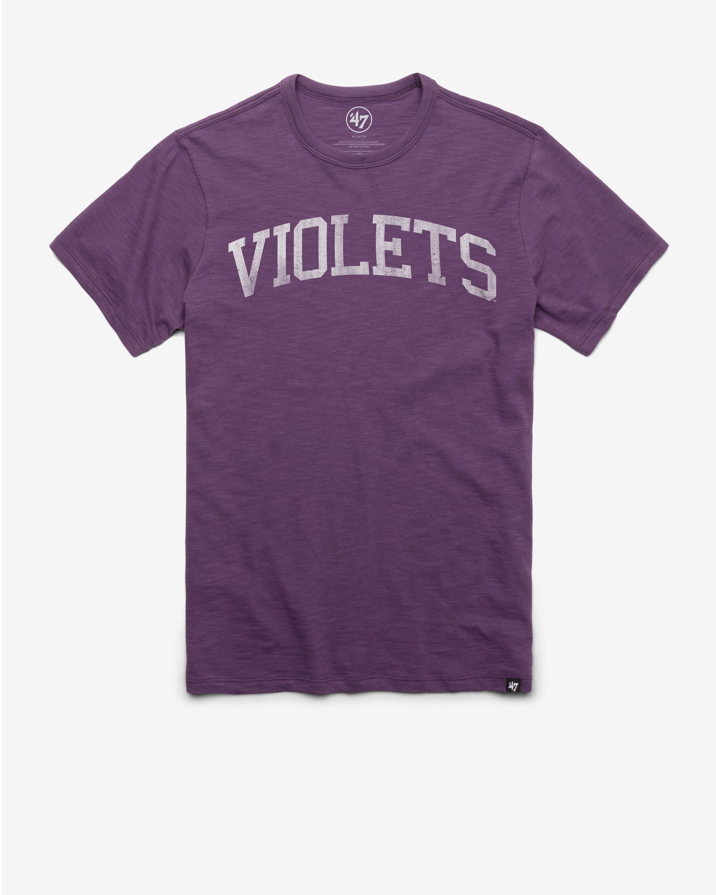 NEW YORK UNIVERSITY NYU VIOLETS CLASSIC BLOCK '47 SCRUM TEE