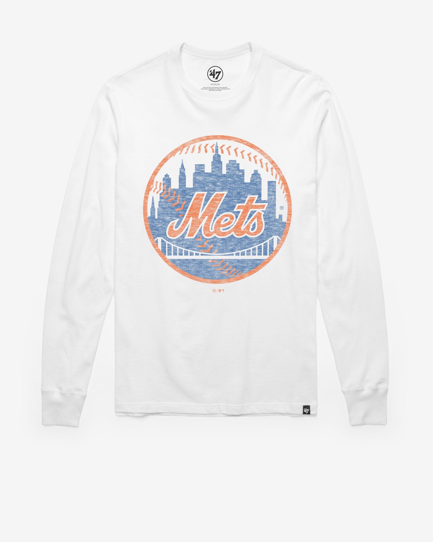 NEW YORK METS PREMIER '47 FRANKLIN LONG SLEEVE TEE