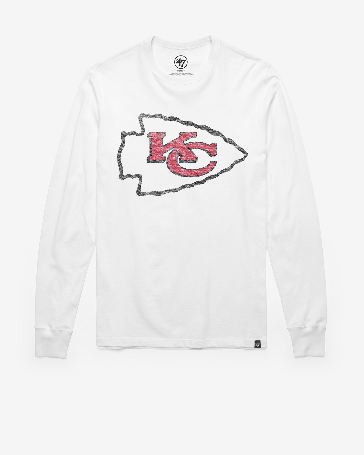 KANSAS CITY CHIEFS PREMIER '47 FRANKLIN LONG SLEEVE TEE