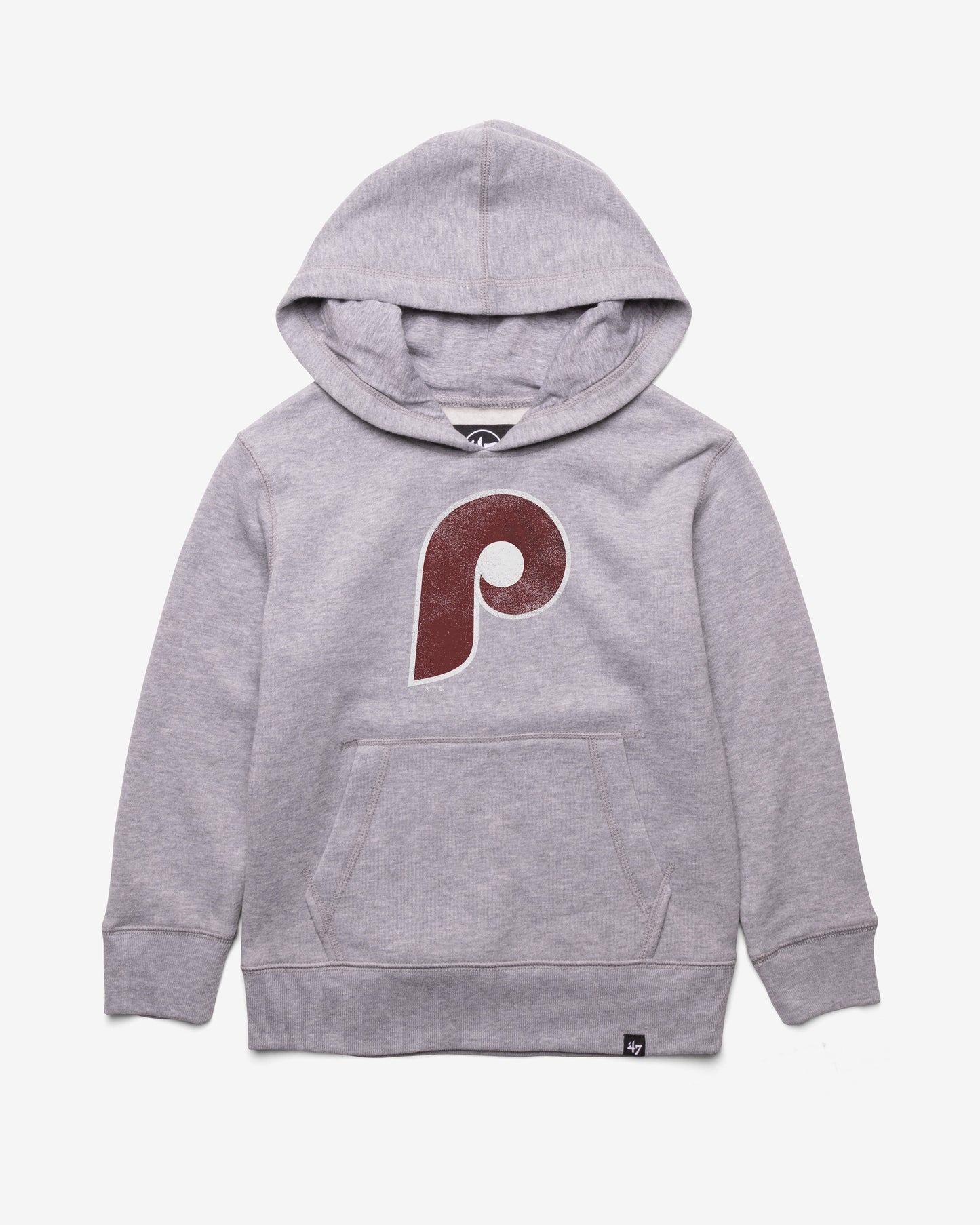 PHILADELPHIA PHILLIES DISTRESSED IMPRINT '47 KID'S HEADLNE HOOD