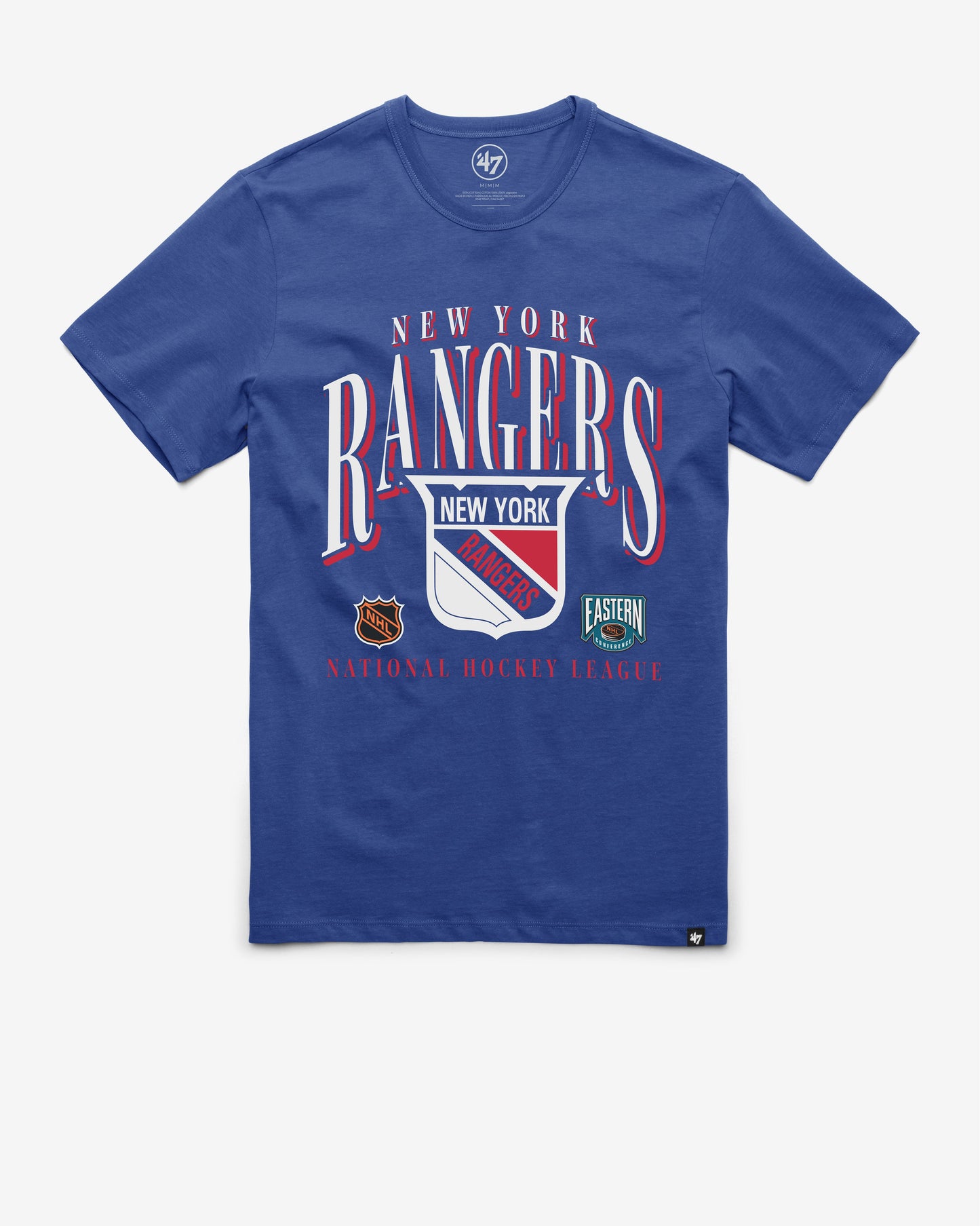 NEW YORK RANGERS VINTAGE CREASE '47 FRANKLIN TEE