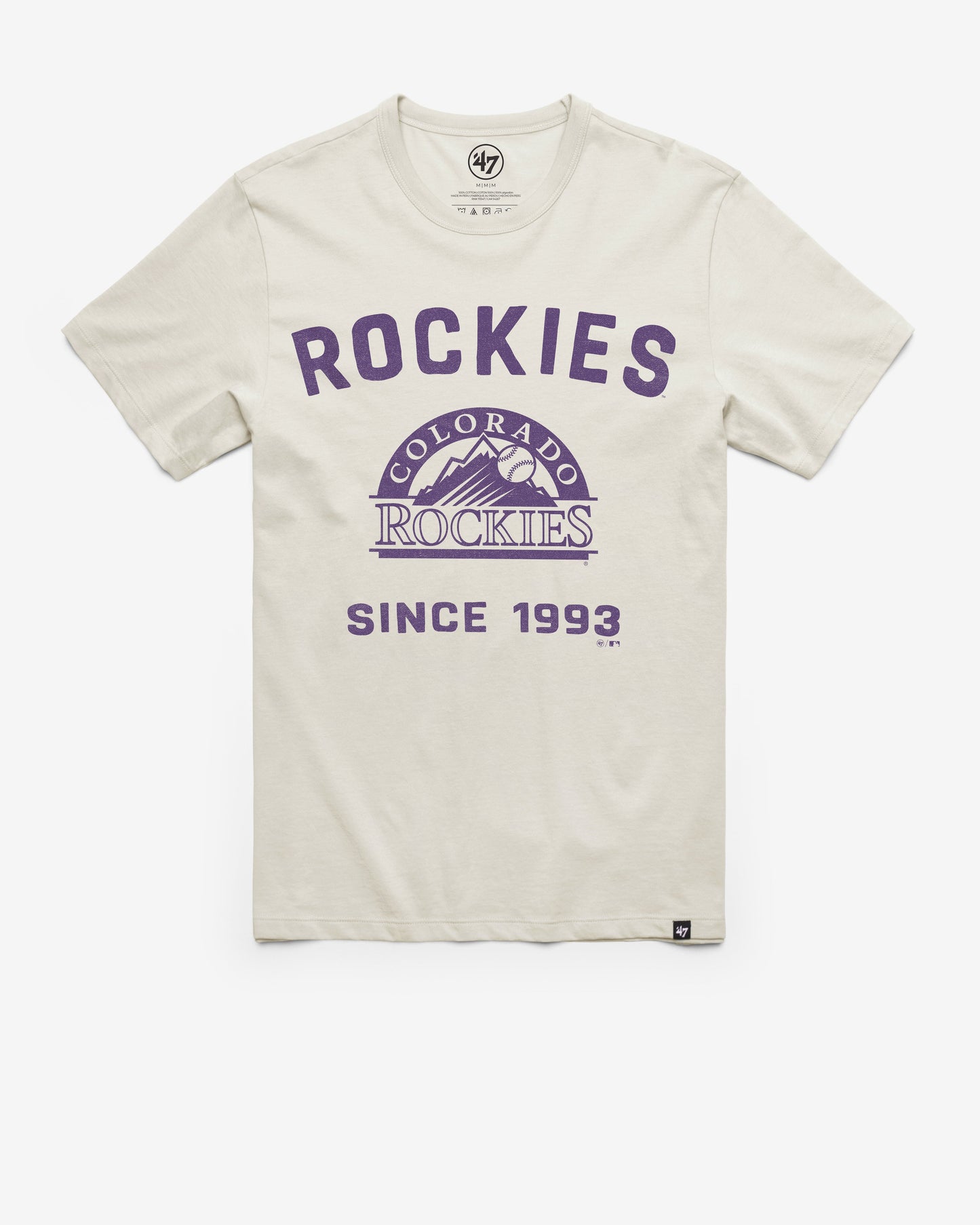 COLORADO ROCKIES COOPERSTOWN DUSTER '47 FRANKLIN TEE
