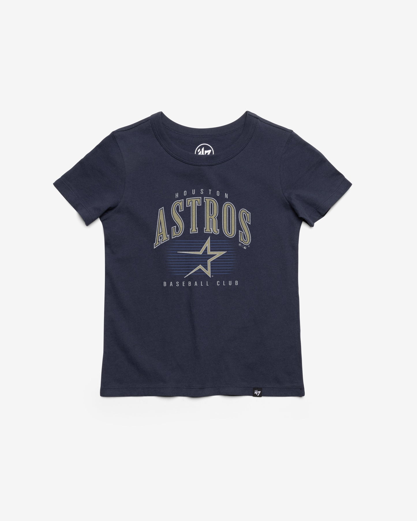 HOUSTON ASTROS COOPERSTOWN DOUBLE HEADER '47 KID'S FRANKLIN TEE