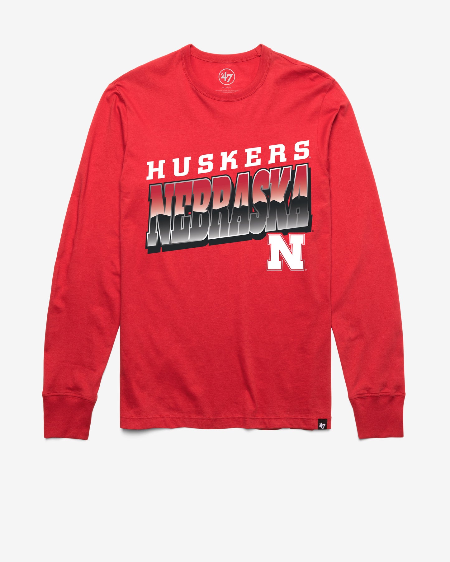 NEBRASKA CORNHUSKERS POLISHED '47 FRANKLIN LONG SLEEVE TEE