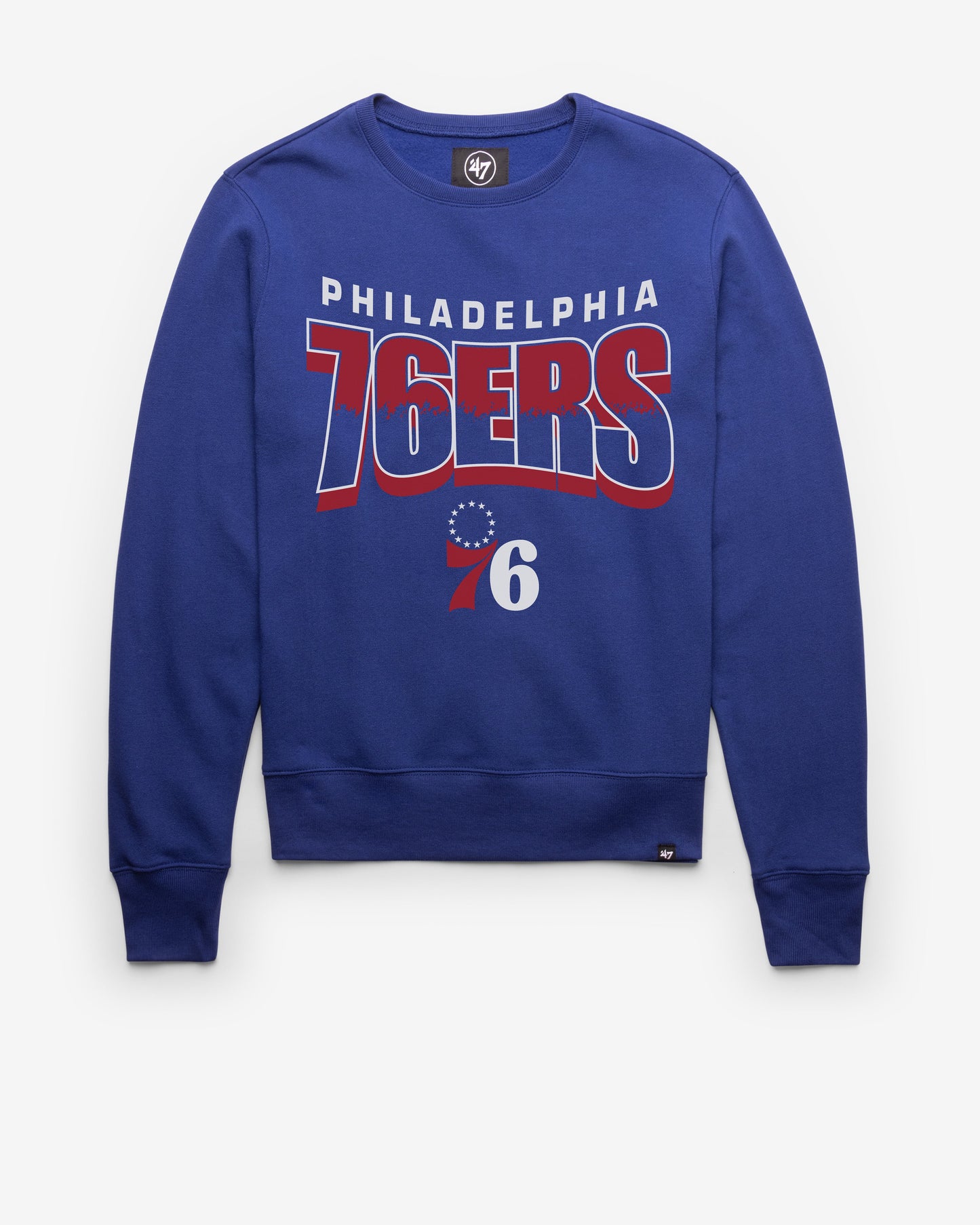 PHILADELPHIA 76ERS BRUSH BY '47 HEADLINE CREW
