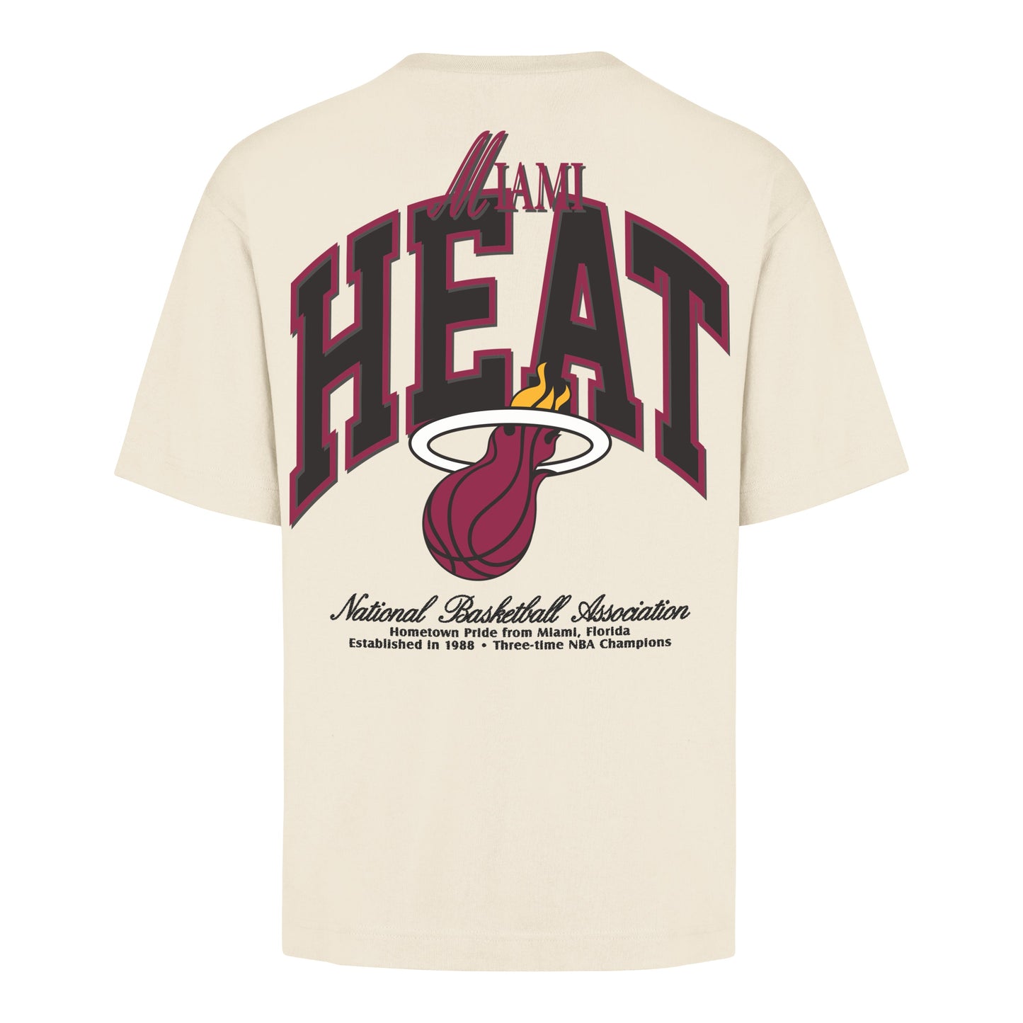 MIAMI HEAT BACK DOOR POCKET '47 FOUNDATION TEE