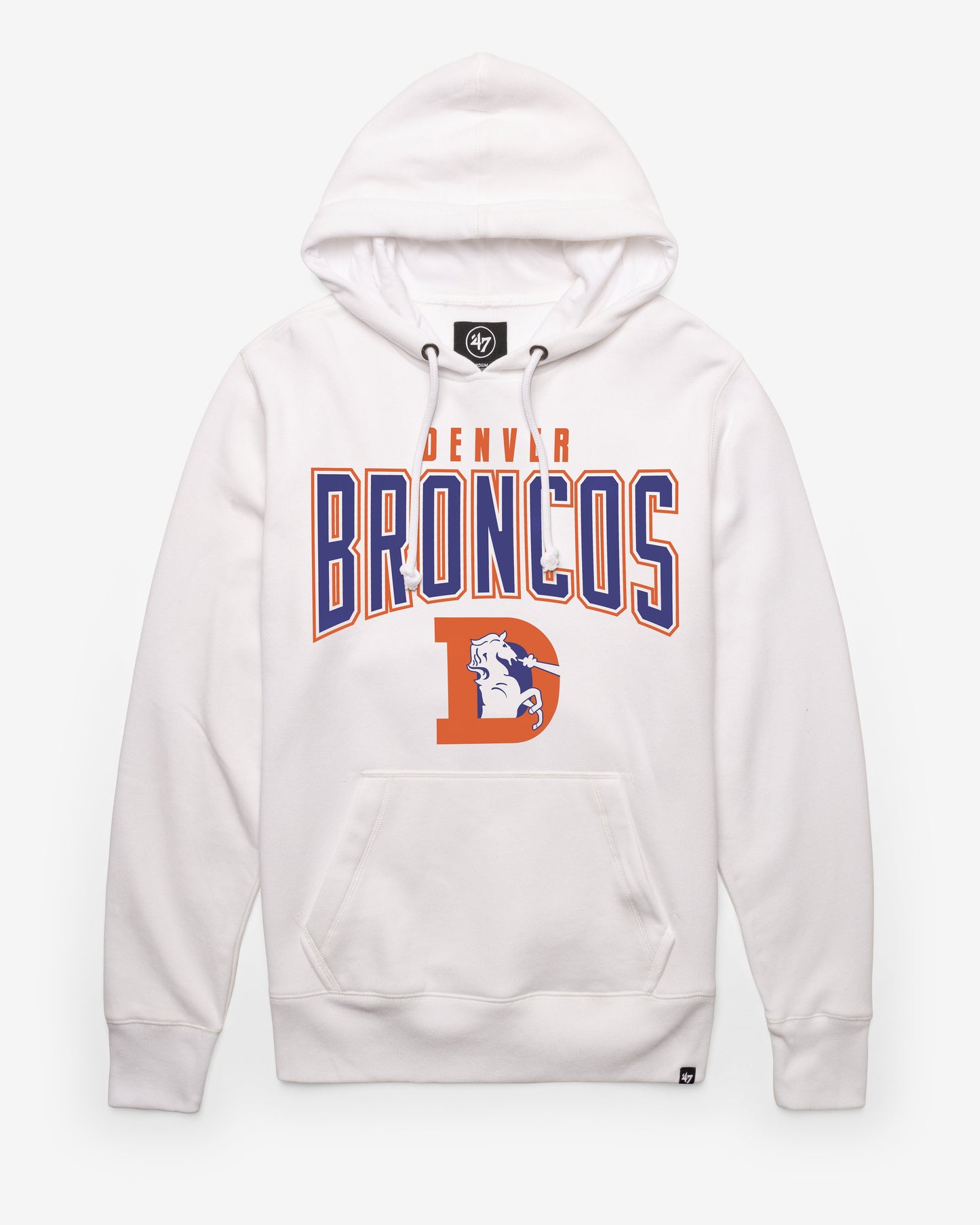 DENVER BRONCOS HISTORIC TEAM ELEMENTS ARCH '47 HEADLINE HOOD