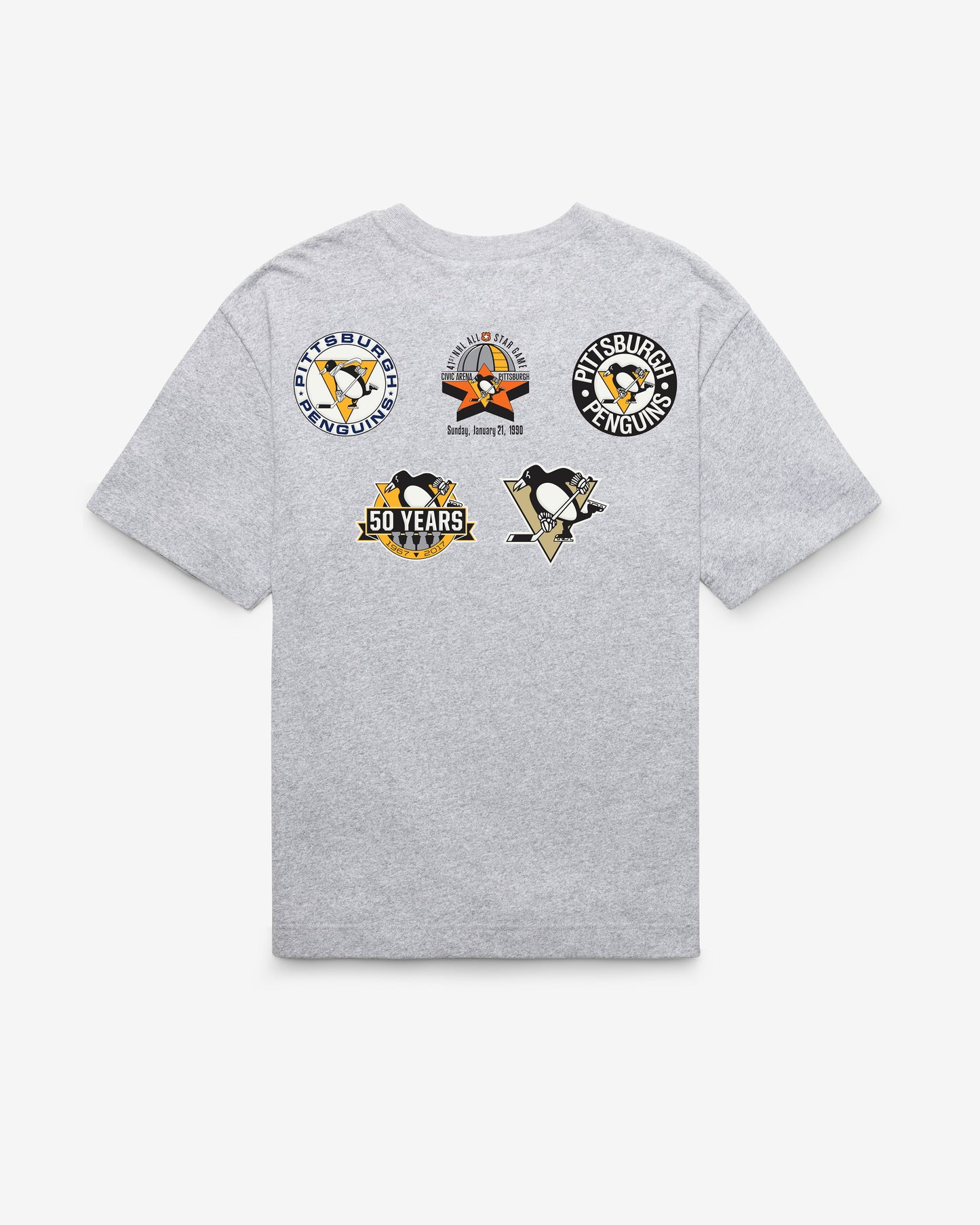 PITTSBURGH PENGUINS VINTAGE HISTORY LOCK '47 FOUNDATION TEE