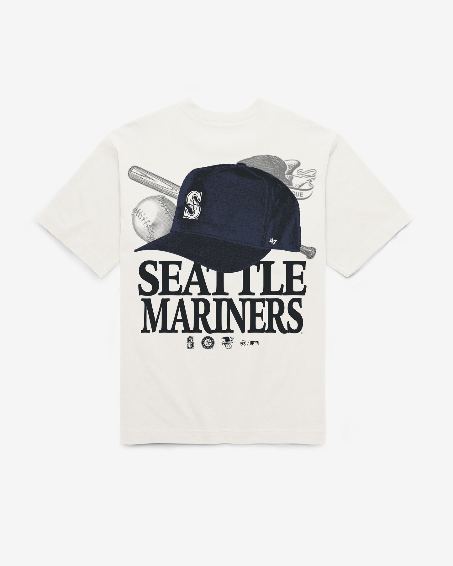 SEATTLE MARINERS IN THE PAPER '47 FOUNDATION TEE