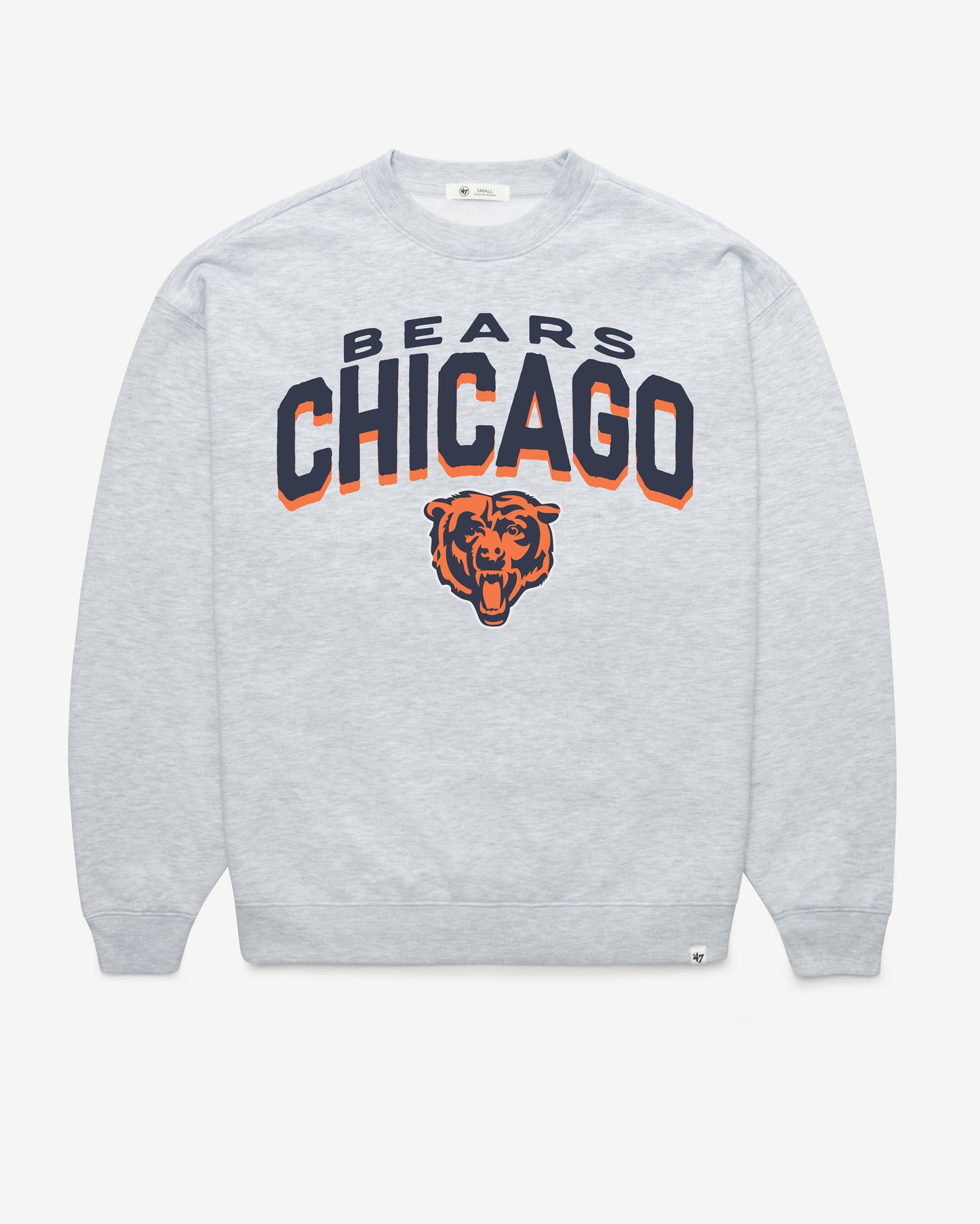 CHICAGO BEARS CAMPUS ARCH CLOUD OVERSIZED CREW WOMENS