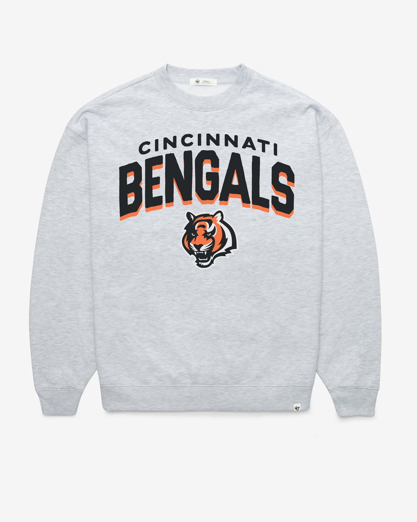 CINCINNATI BENGALS CAMPUS ARCH CLOUD '47 OVERSIZED CREW WOMENS