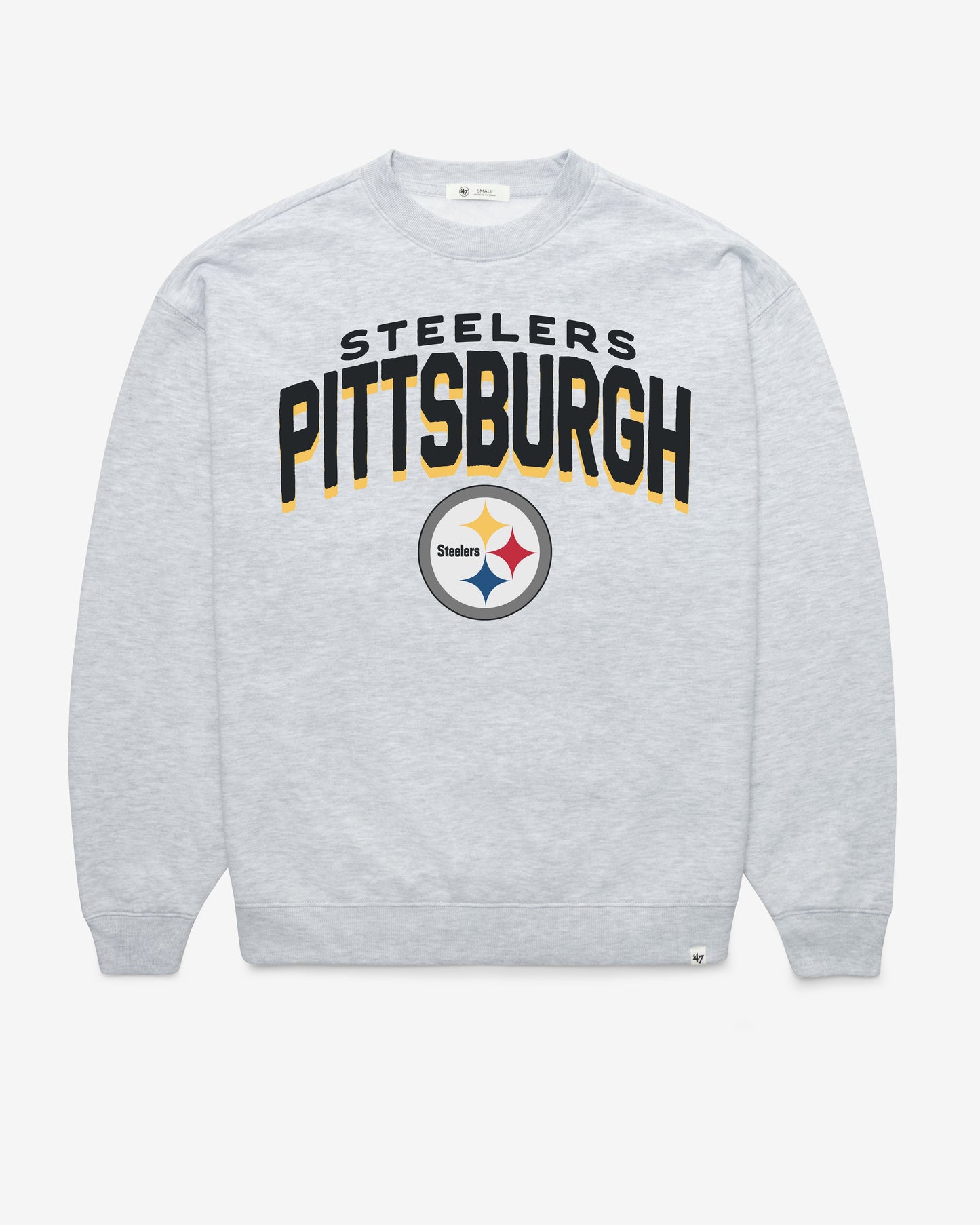 PITTSBURGH STEELERS CAMPUS ARCH CLOUD '47 OVERSIZED CREW WOMENS