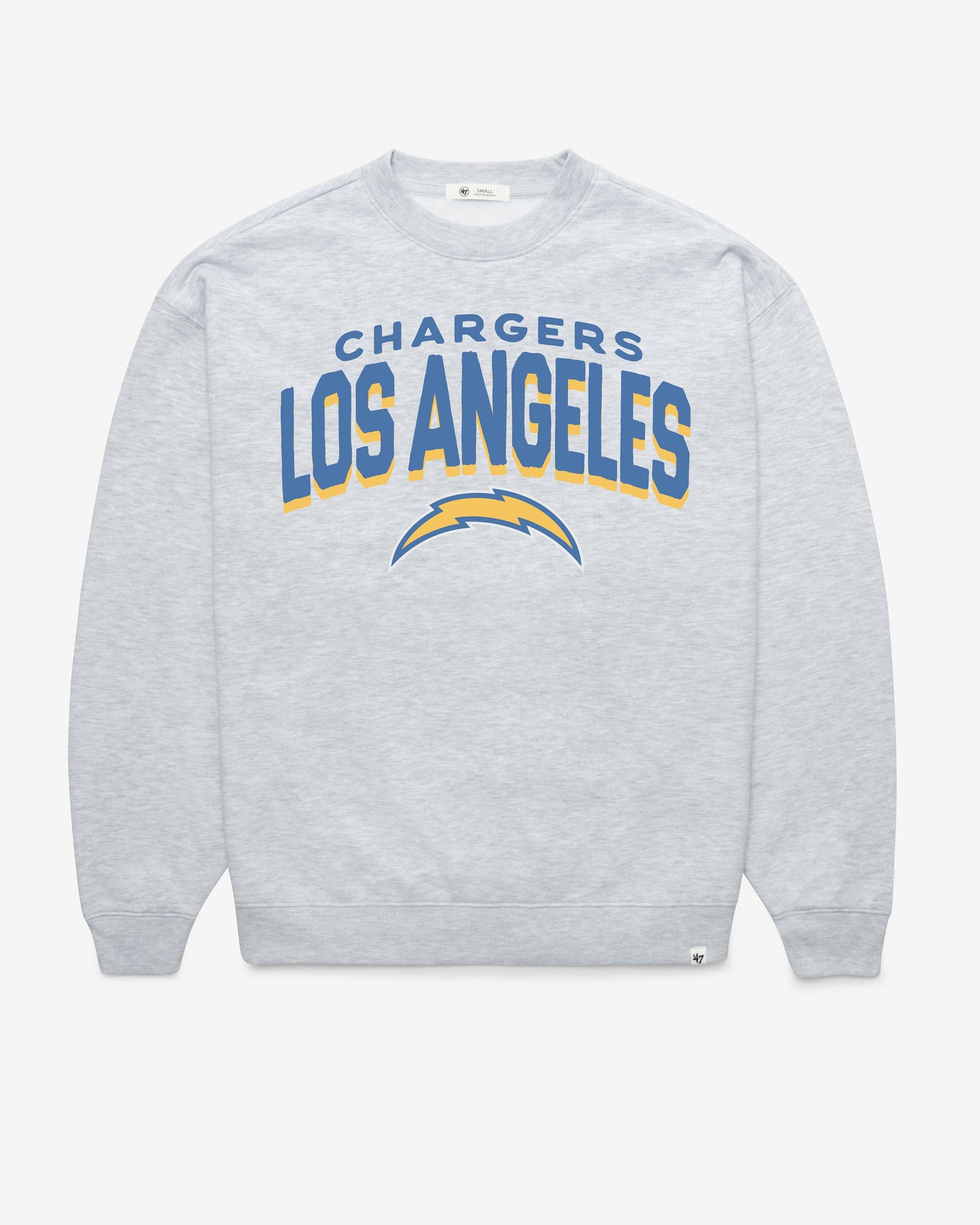 LOS ANGELES CHARGERS CAMPUS ARCH CLOUD '47 OVERSIZED CREW WOMENS