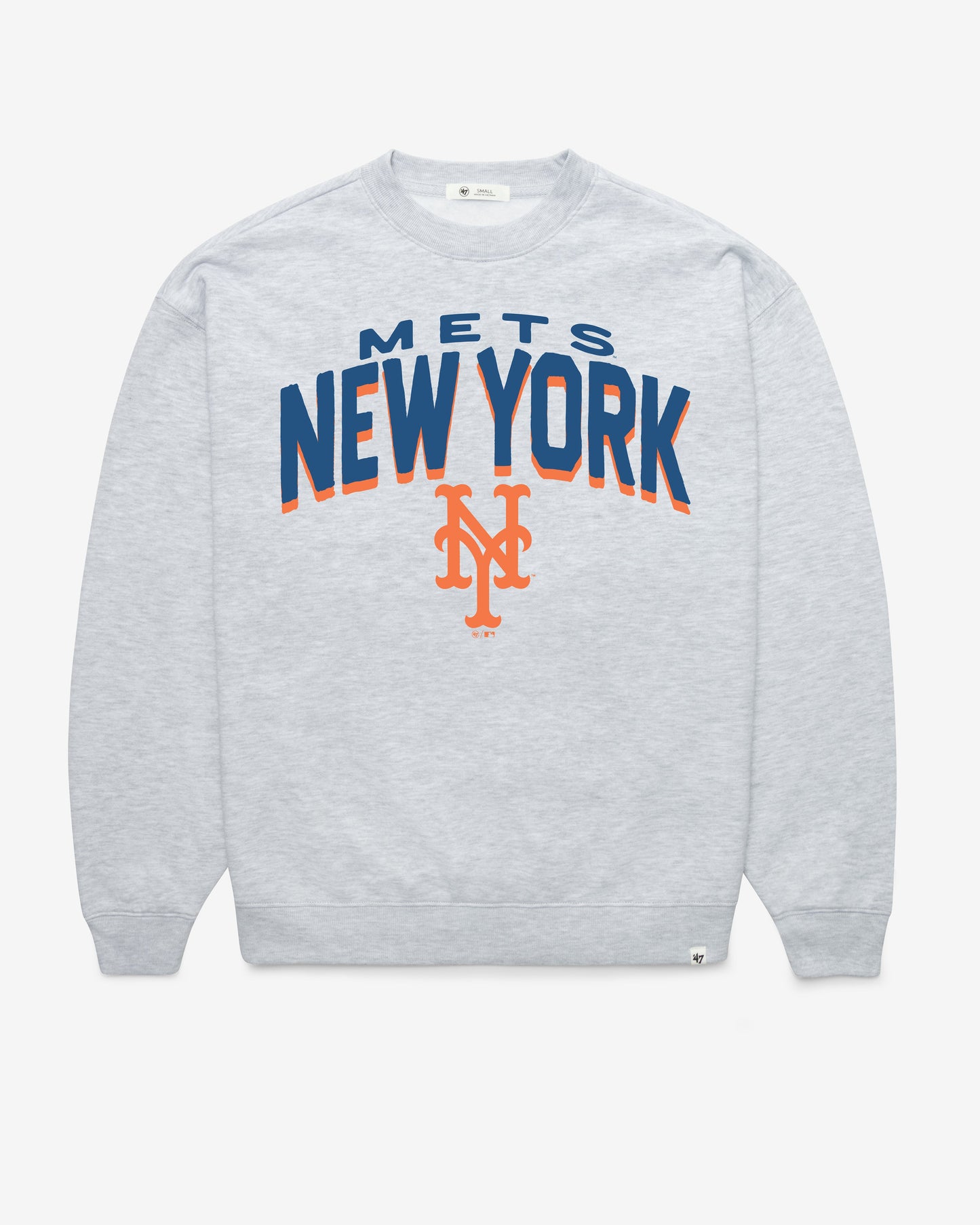 NEW YORK METS CAMPUS ARCH CLOUD '47 OVERSIZED CREW WOMENS