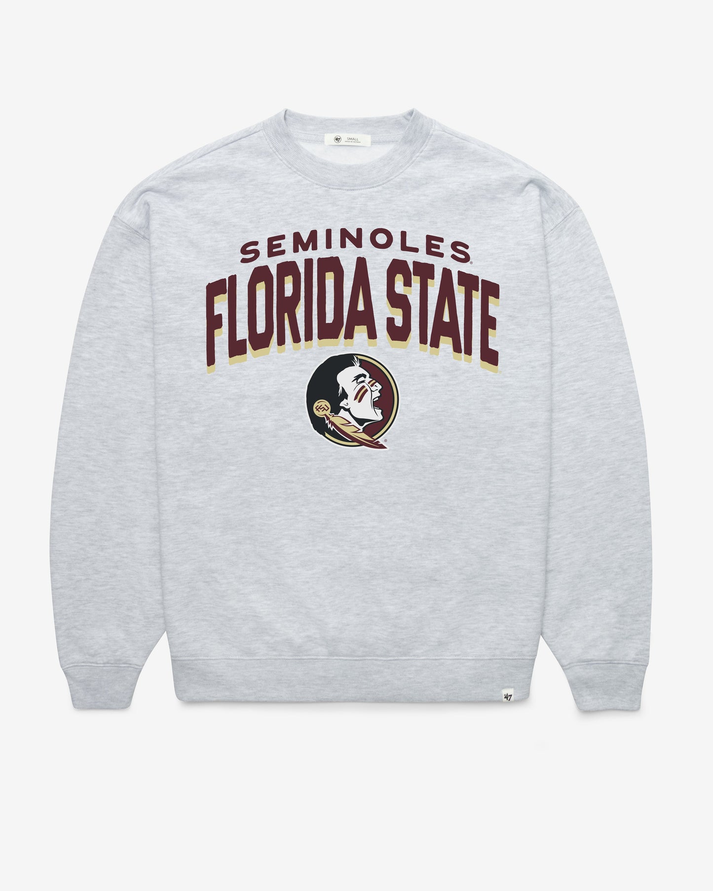 FLORIDA STATE SEMINOLES CAMPUS ARCH CLOUD '47 OVERSIZED CREW WOMENS