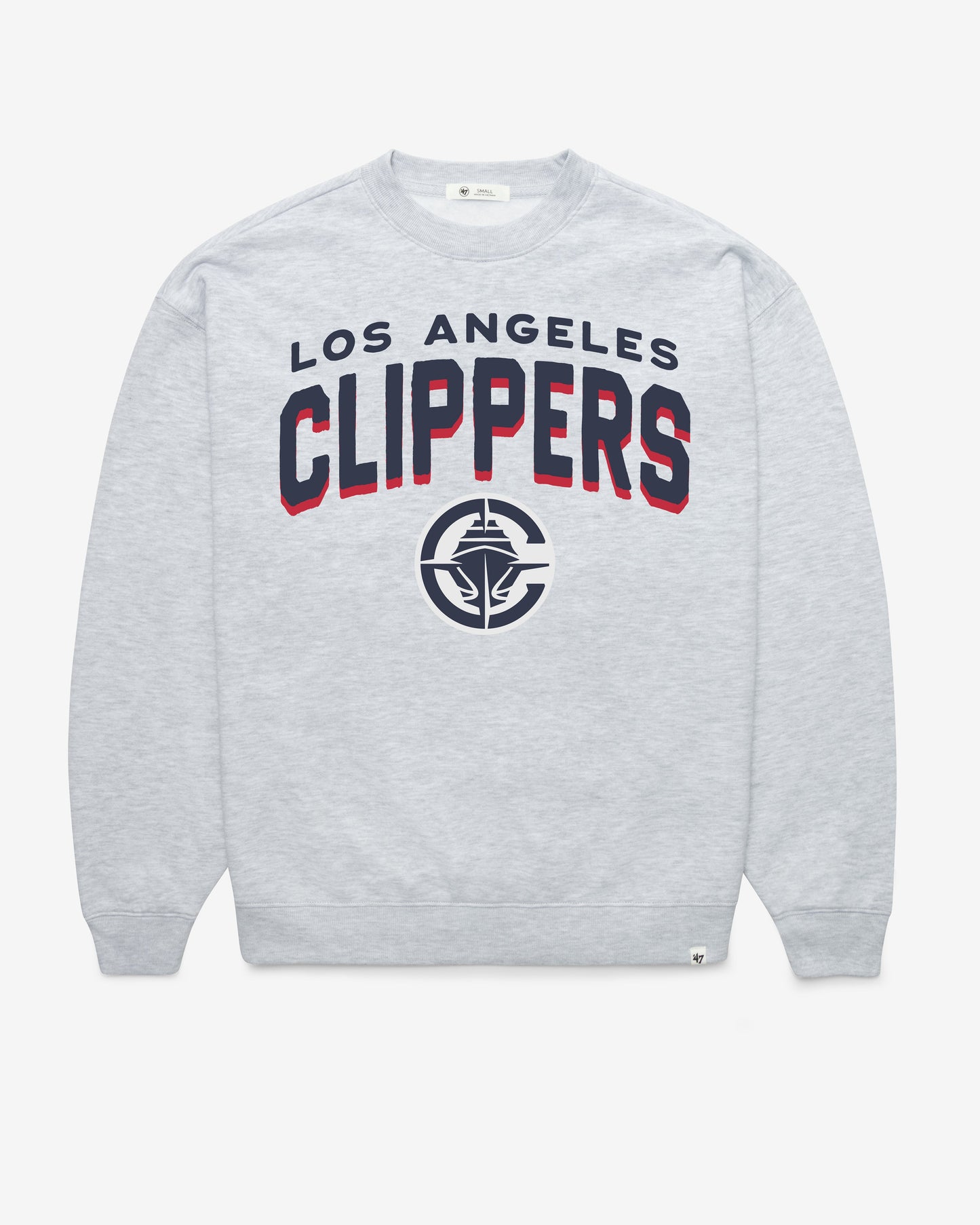LOS ANGELES CLIPPERS CAMPUS ARCH CLOUD '47 OVERSIZED CREW WOMENS
