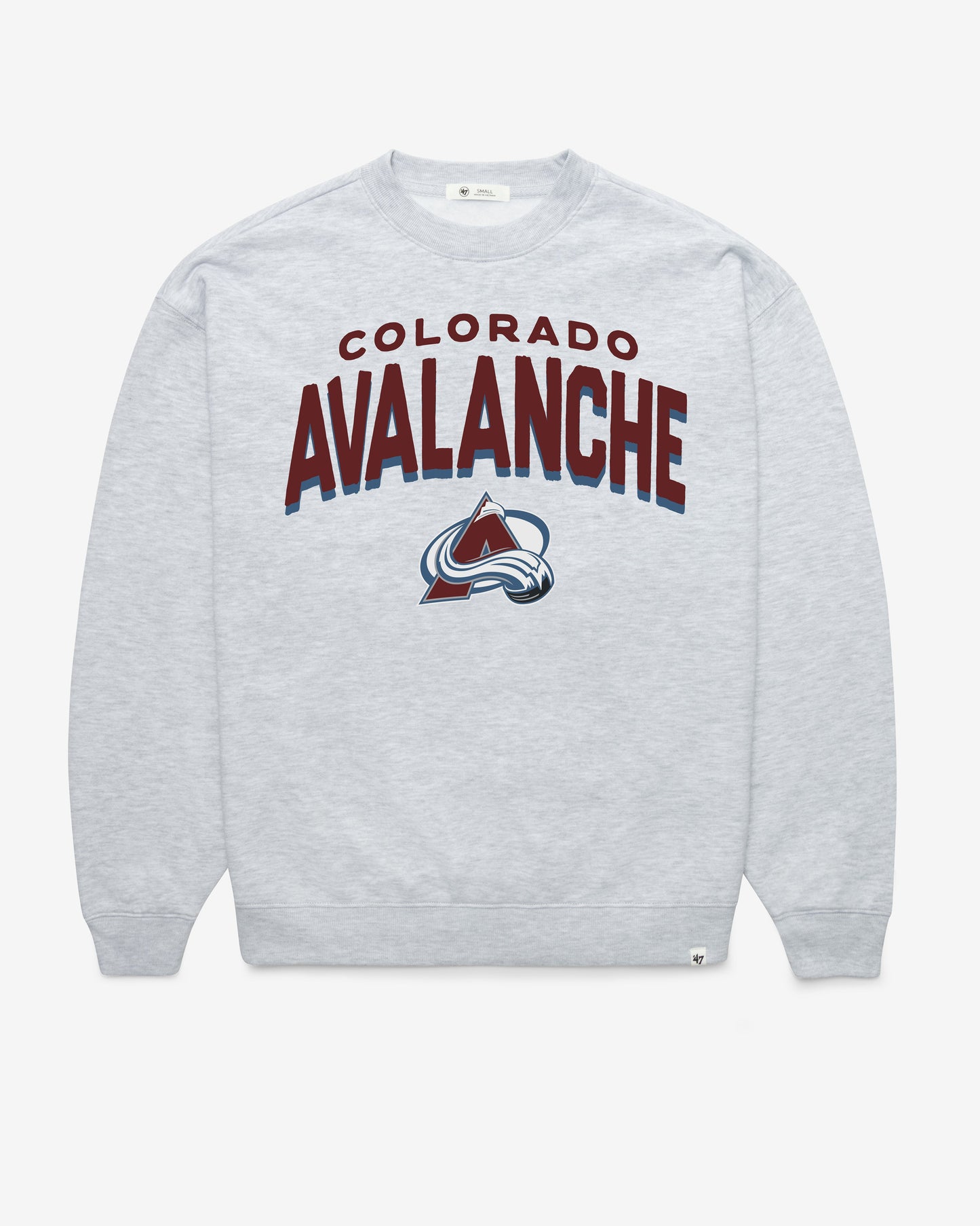 COLORADO AVALANCHE CAMPUS ARCH CLOUD '47 OVERSIZED CREW WOMENS