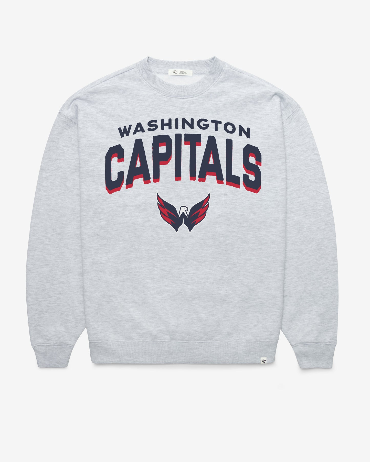 WASHINGTON CAPITALS CAMPUS ARCH CLOUD '47 OVERSIZED CREW WOMENS