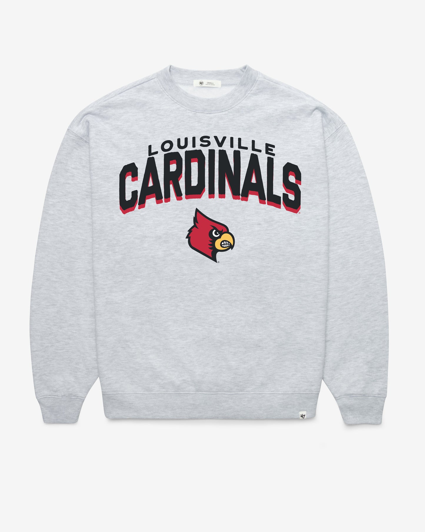 LOUISVILLE CARDINALS CAMPUS ARCH CLOUD '47 OVERSIZED CREW WOMENS