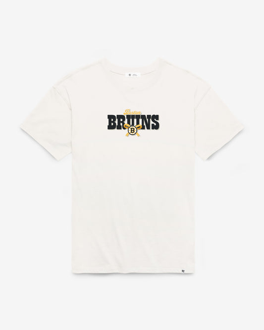BOSTON BRUINS BOW AND BANNER BACKER '47 SADIE TEE WOMENS