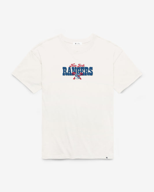 NEW YORK RANGERS BOW AND BANNER BACKER '47 SADIE TEE WOMENS