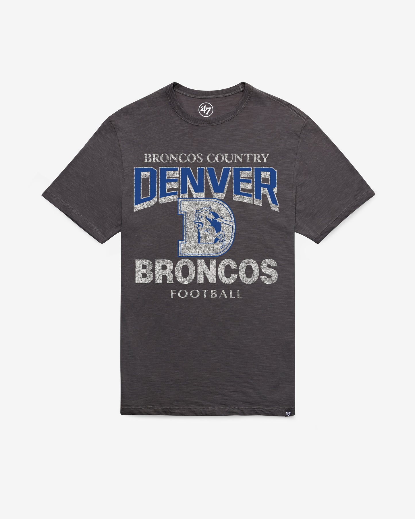 DENVER BRONCOS HISTORIC HEAD ON '47 SCRUM TEE