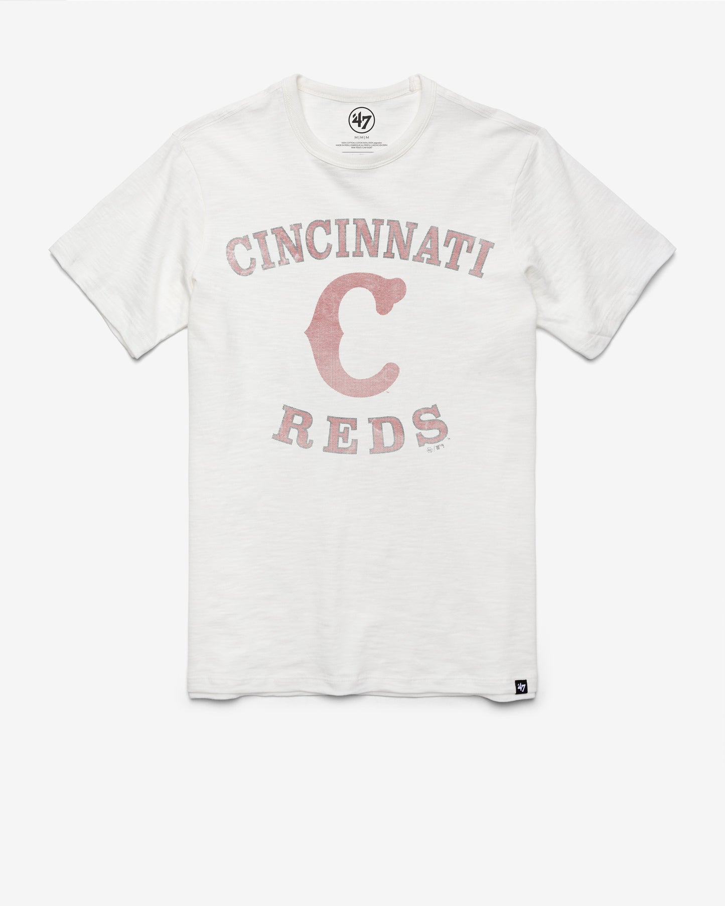 CINCINNATI REDS COOPERSTOWN COUNTER ARC '47 SCRUM TEE