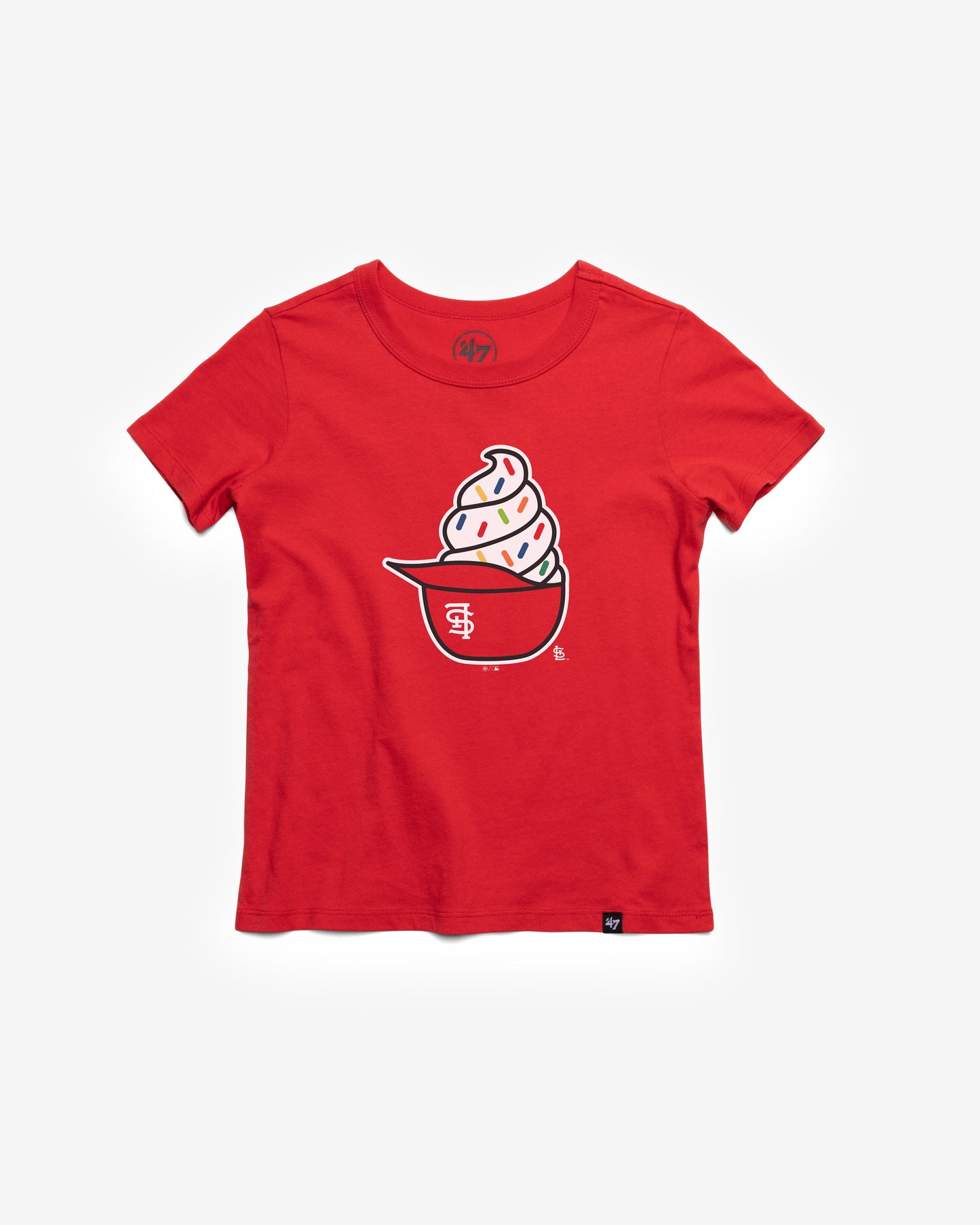 ST. LOUIS CARDINALS ICE CREAM '47 KID'S FRANKLIN TEE