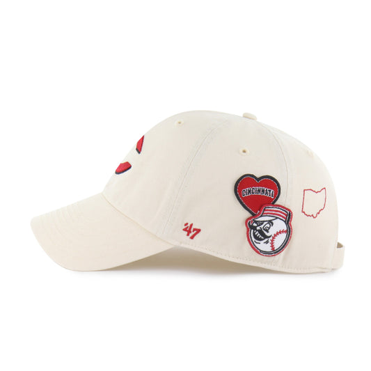 CINCINNATI REDS BADGES '47 CLEAN UP