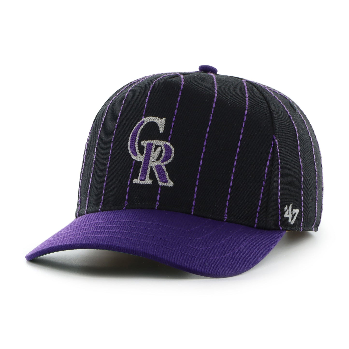 COLORADO ROCKIES COOPERSTOWN RAWLINGS PINSTRIPE '47 HITCH