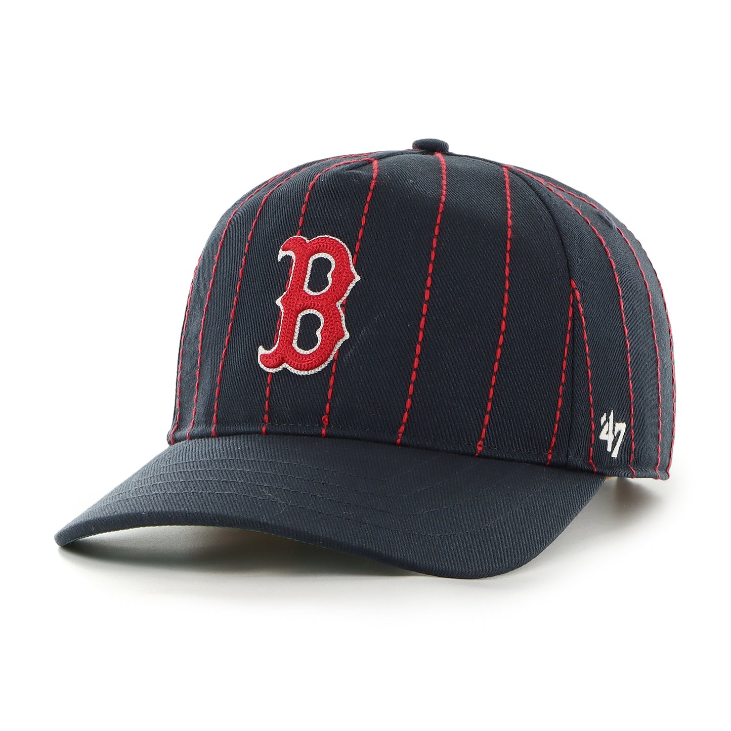 BOSTON RED SOX COOPERSTOWN RAWLINGS PINSTRIPE '47 HITCH