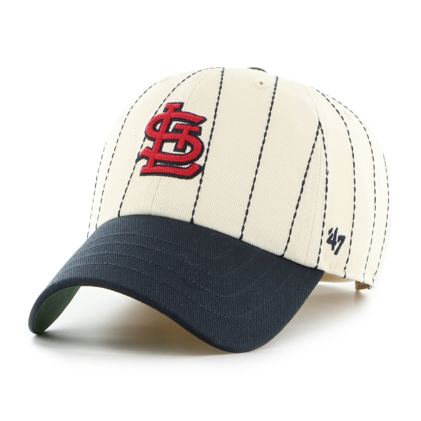 ST. LOUIS CARDINALS COOPERSTOWN RAWLINGS PINSTRIPE '47 CLEAN UP