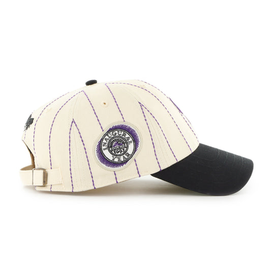 COLORADO ROCKIES COOPERSTOWN RAWLINGS PINSTRIPE '47 CLEAN UP