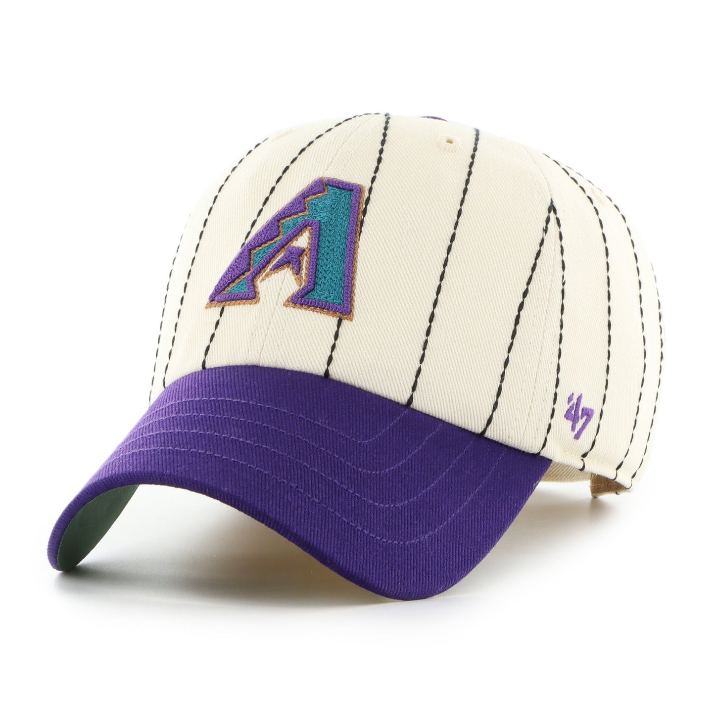 ARIZONA DIAMONDBACKS COOPERSTOWN RAWLINGS PINSTRIPE '47 CLEAN UP