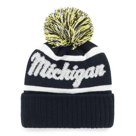 MICHIGAN WOLVERINES SPIRITED '47 CUFF KNIT WOMENS