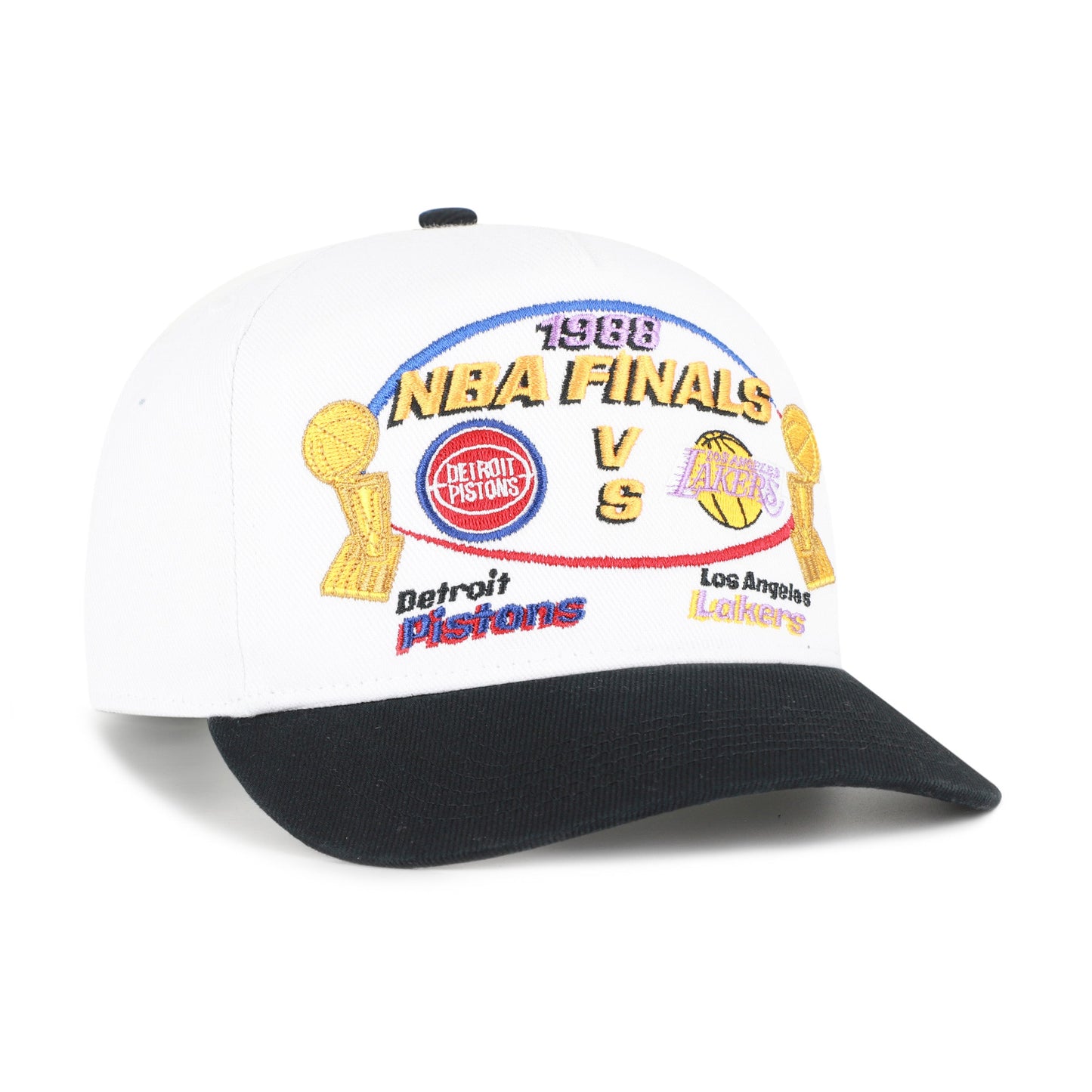 DETROIT PISTONS VS. LOS ANGELES LAKERS NBA FINALS DUELING '47 HITCH