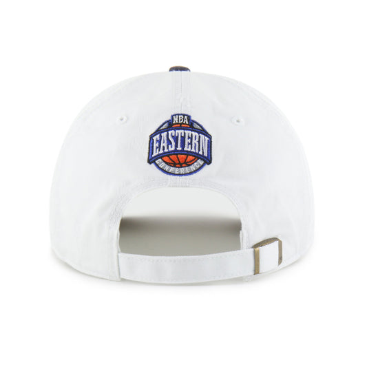 INDIANA PACERS HARDWOOD CLASSICS WORN SCRIPT '47 CLEAN UP MF MID FIT