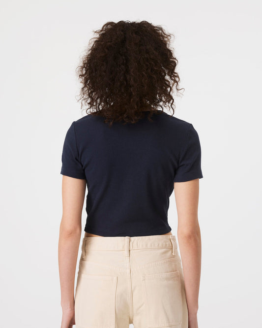DETROIT TIGERS WITH LOVE '47 BABY RIB TEE WOMENS