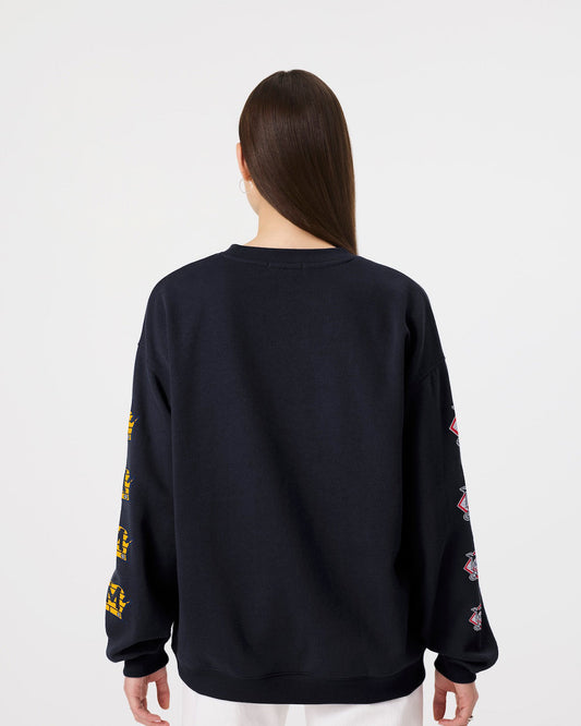 MILWAUKEE BREWERS GO BIG '47 OVERSIZED CREW WOMENS