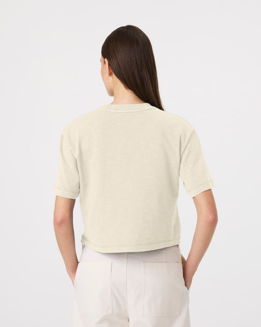 SAN DIEGO PADRES MINDI HEAVY '47 SLUB CROP TEE WOMENS