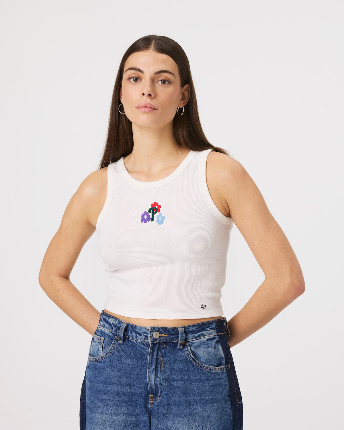PHILADELPHIA PHILLIES OMA '47 BABY RIB TANK WOMENS