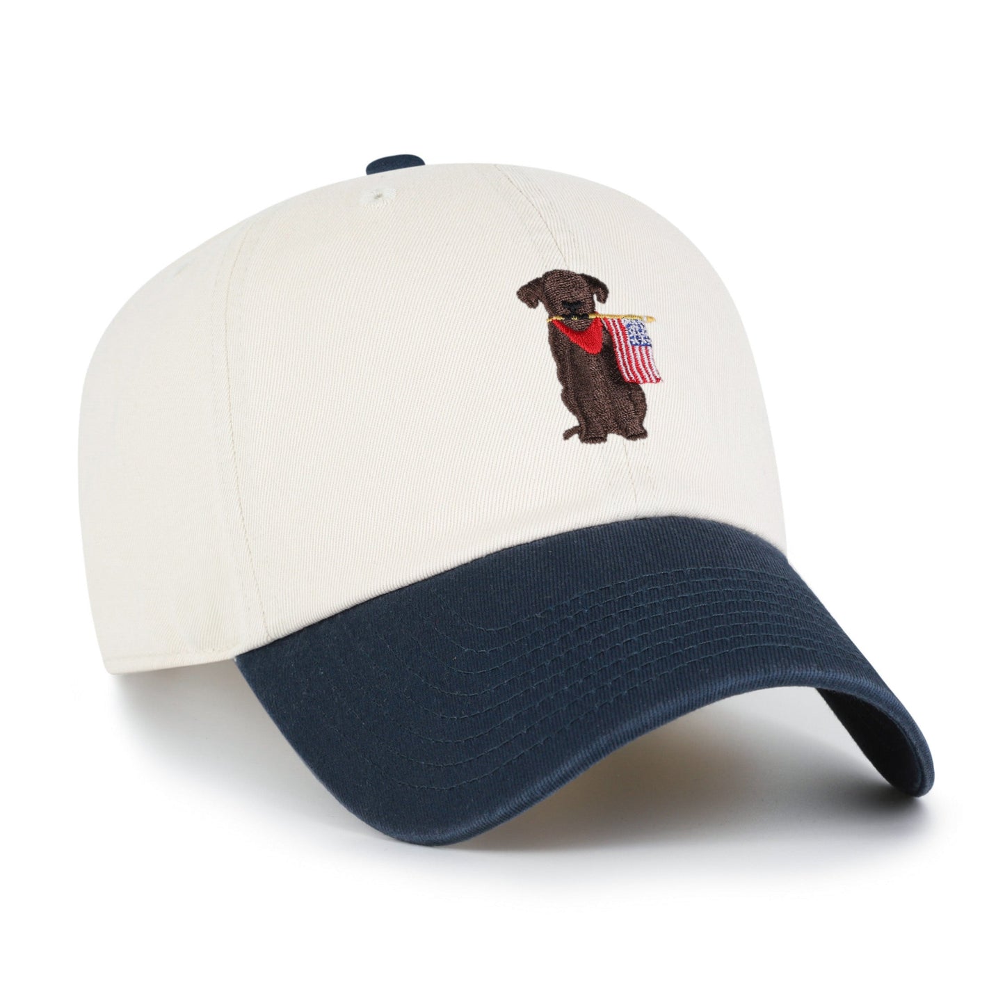 Chocolate Lab Two Tone '47 Clean Up