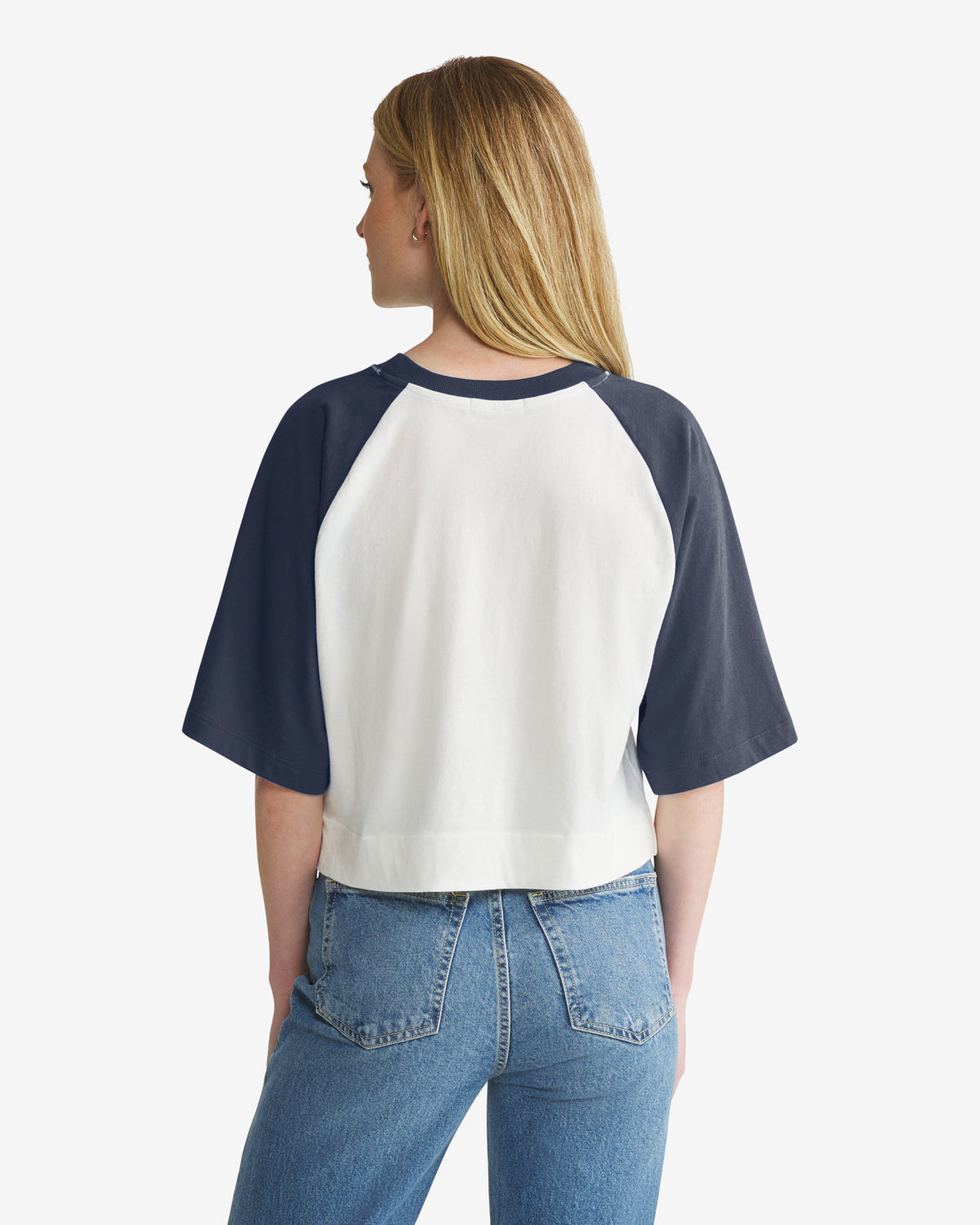 HOUSTON ASTROS COOPERSTOWN INFIELD SHIFT '47 RAGLAN CROP TEE WOMENS