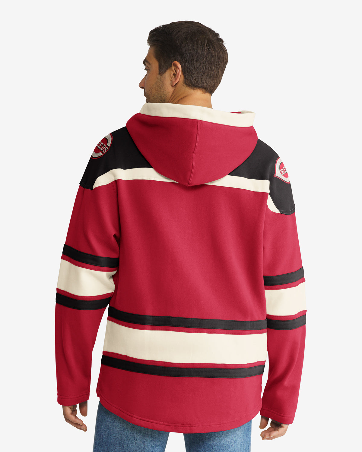 CINCINNATI REDS '47 SUPERIOR LACER PULLOVER HOOD