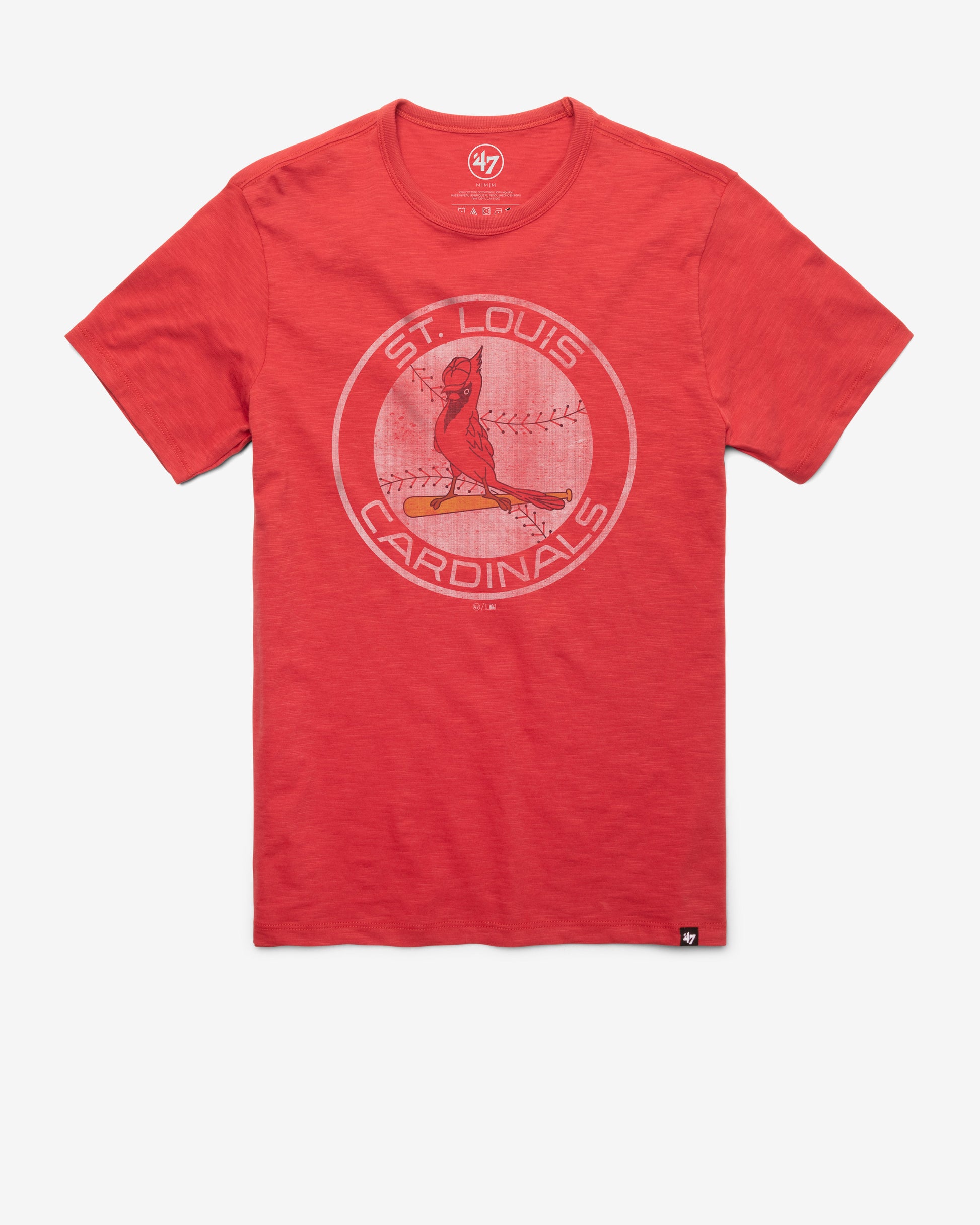 ST. LOUIS CARDINALS COOPERSTOWN GRIT VINTAGE '47 SCRUM TEE