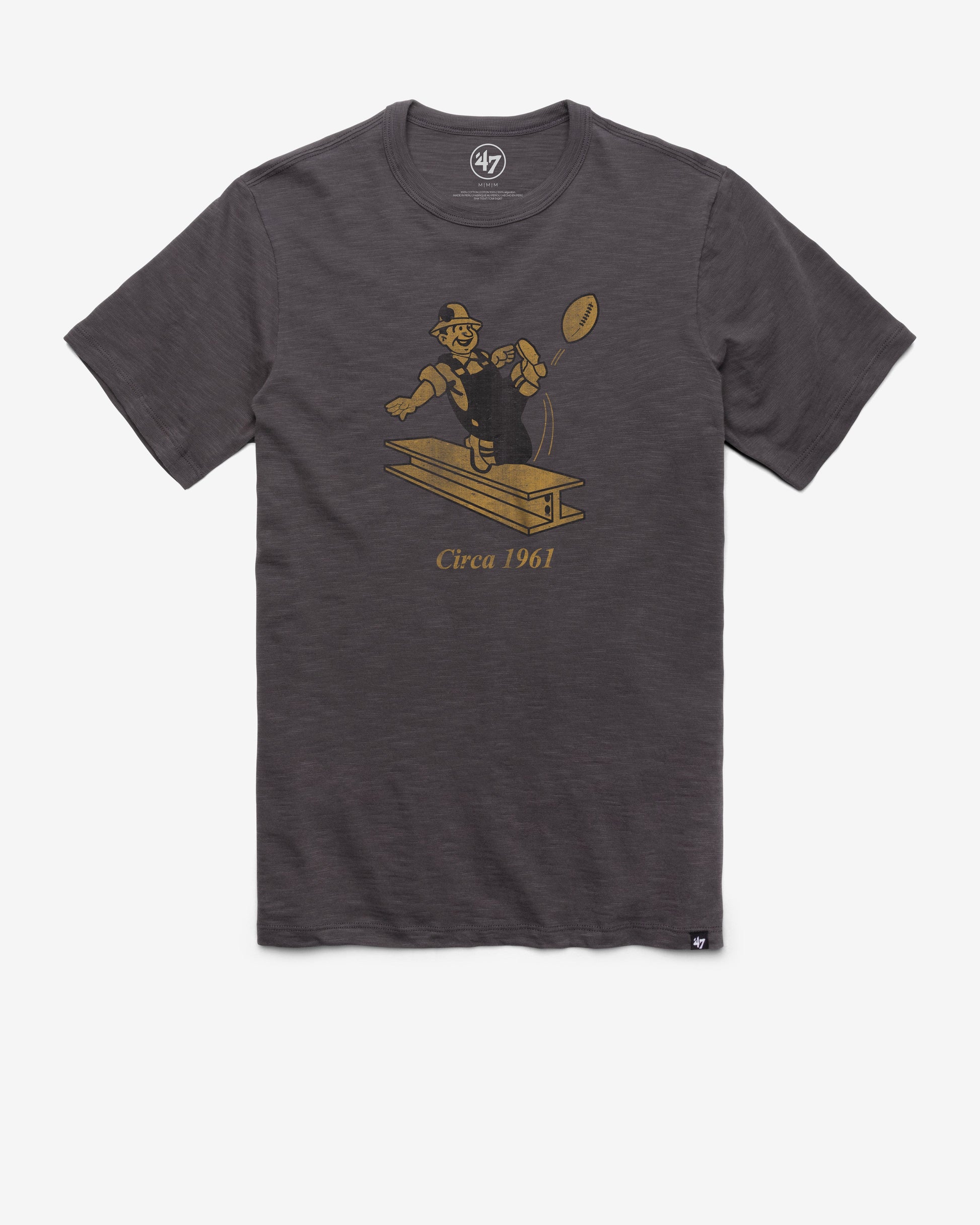 PITTSBURGH STEELERS HISTORIC GRIT '47 SCRUM TEE