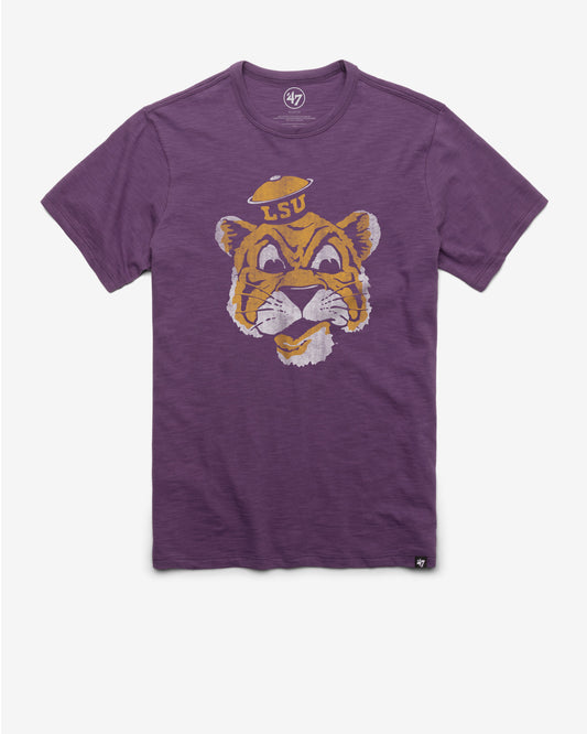 LOUISIANA STATE TIGERS LSU VINTAGE GRIT '47 SCRUM TEE